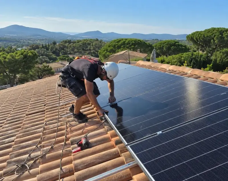 Installateur panneaux solaires Rochefort-du-Gard — pose photovoltaïque sur toiture