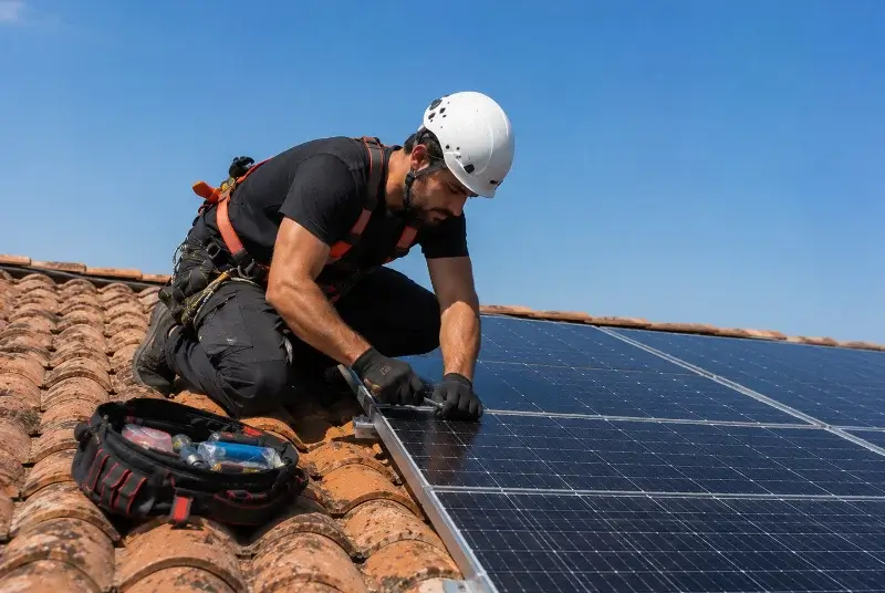 Maintenance et monitoring de panneaux solaires à Rochefort-du-Gard