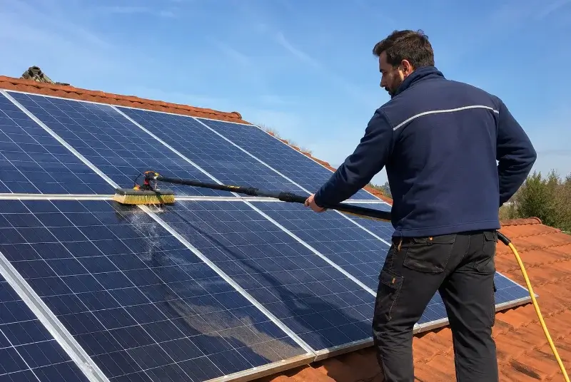 Nettoyage et entretien de panneaux solaires à Rochefort-du-Gard